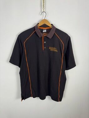 Harley-Davidson Polo with Orange Trim